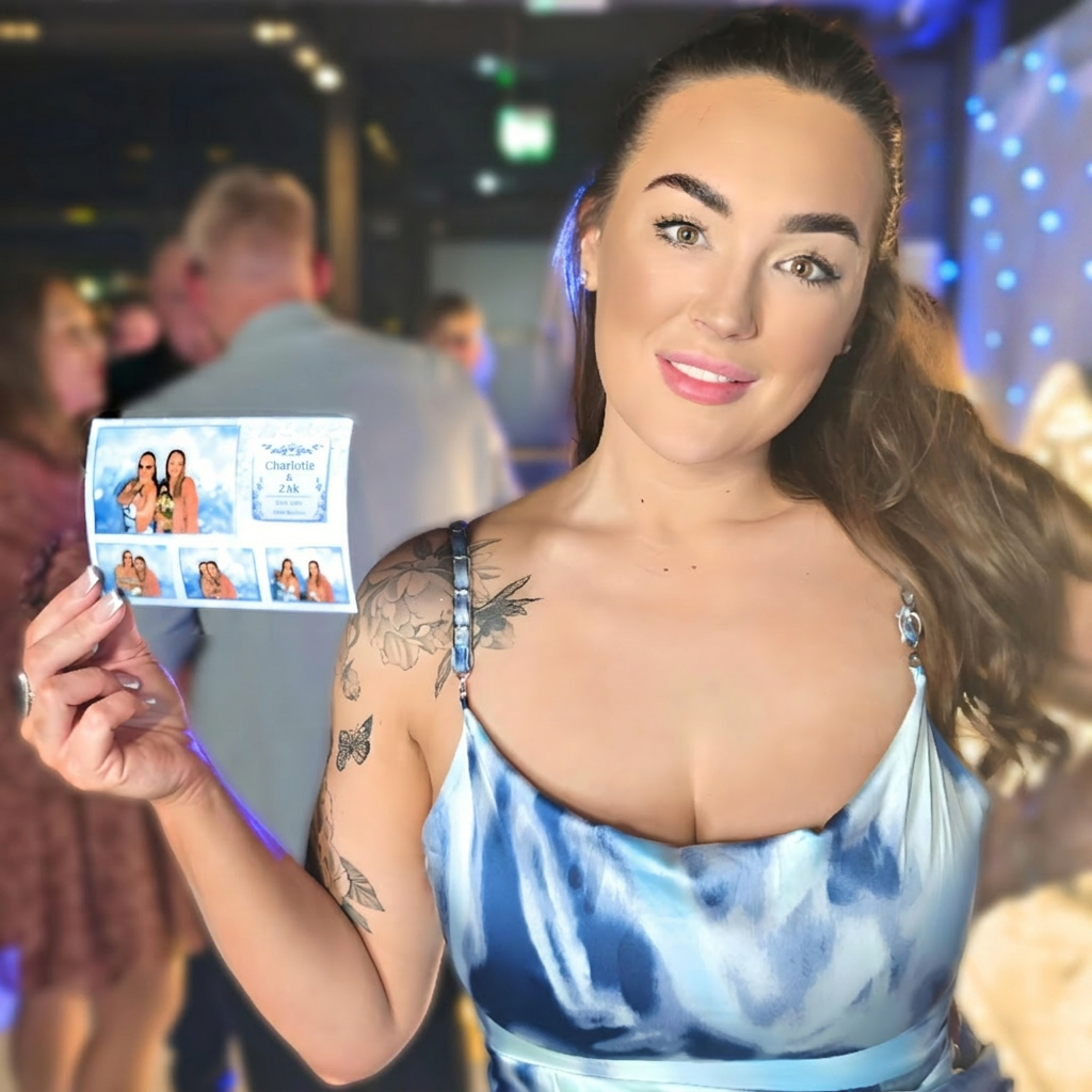 True unlimited prints from our luxury photo booths